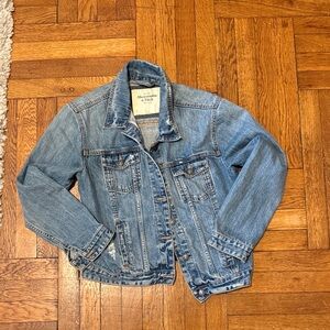 Abercrombie & Fitch Light Blue Denim Jacket